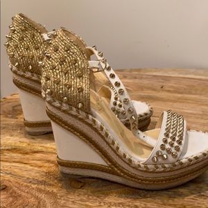 Louboutin Madmonica Wedges - Size 5